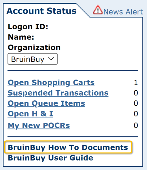 BruinBuy How To Documents