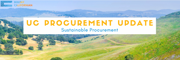 UC Procurement Update banner